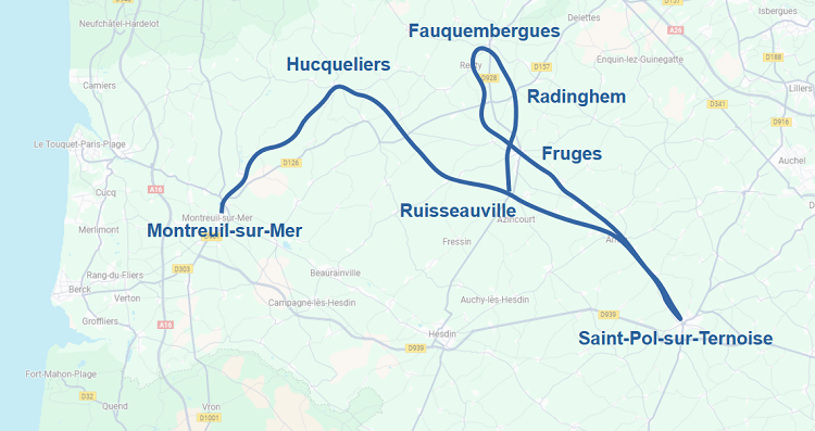 Les sacoches du climat, parcours mai 2025 D. R.