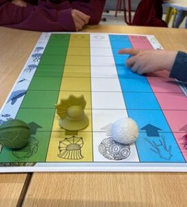 « Formes et couleurs du plancton », seconde intervention avec les maternelles.