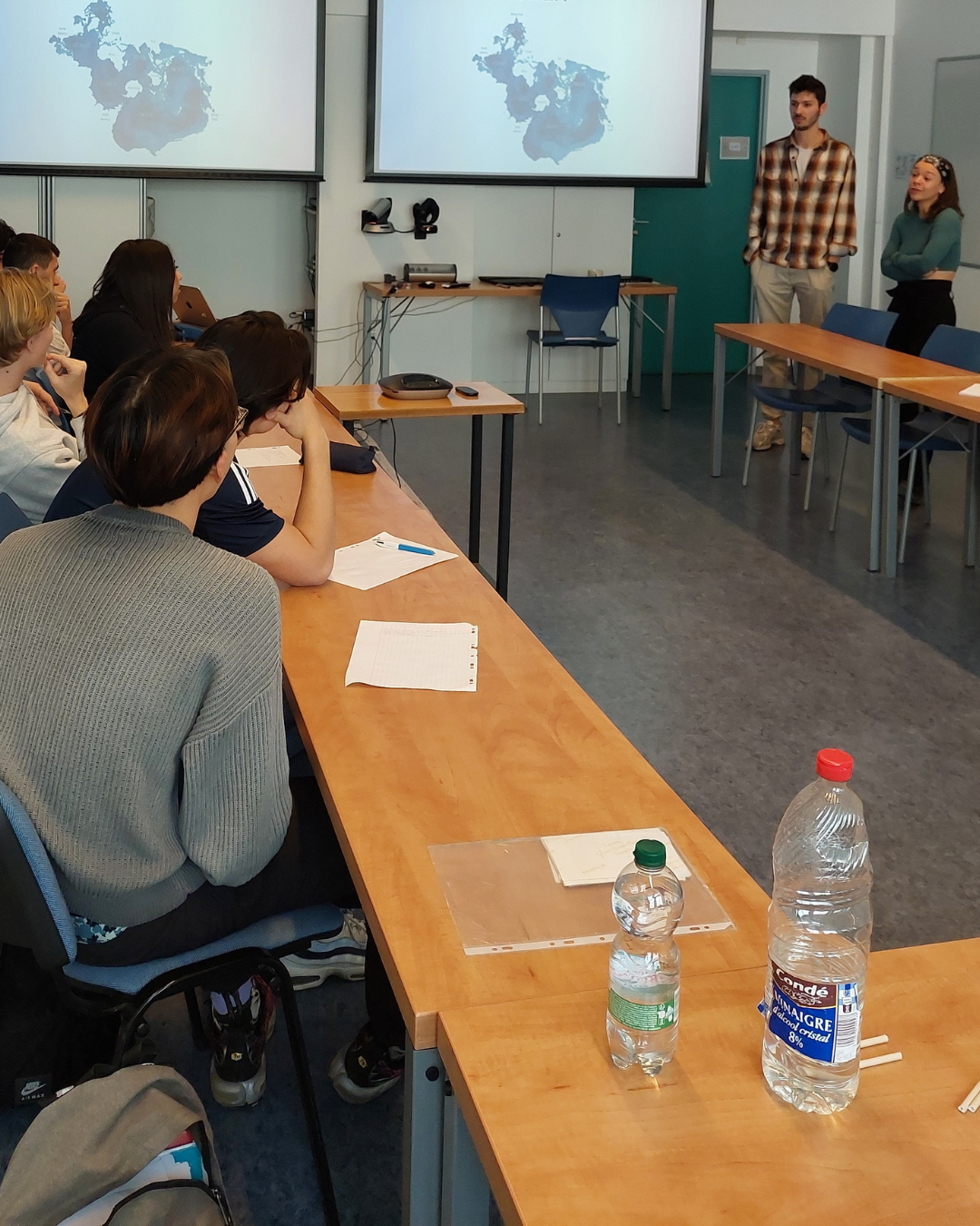 Les PICC reçoivent des éco-délégués (14 avril 2026). © Léo Fure, ICOM-IPSL 2026