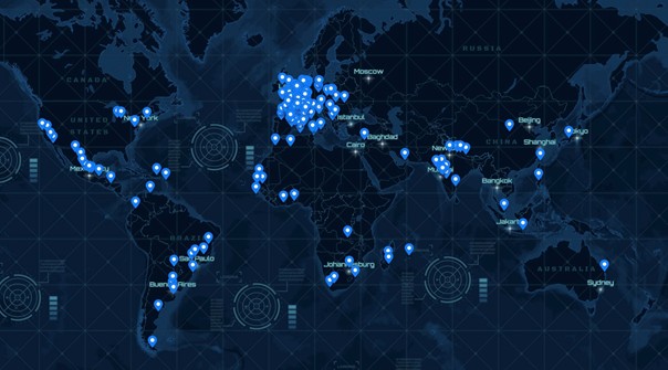 Carte du Monde avec les sites inscrits pour l’événement 2026 (au 04/06/2026). D. R.